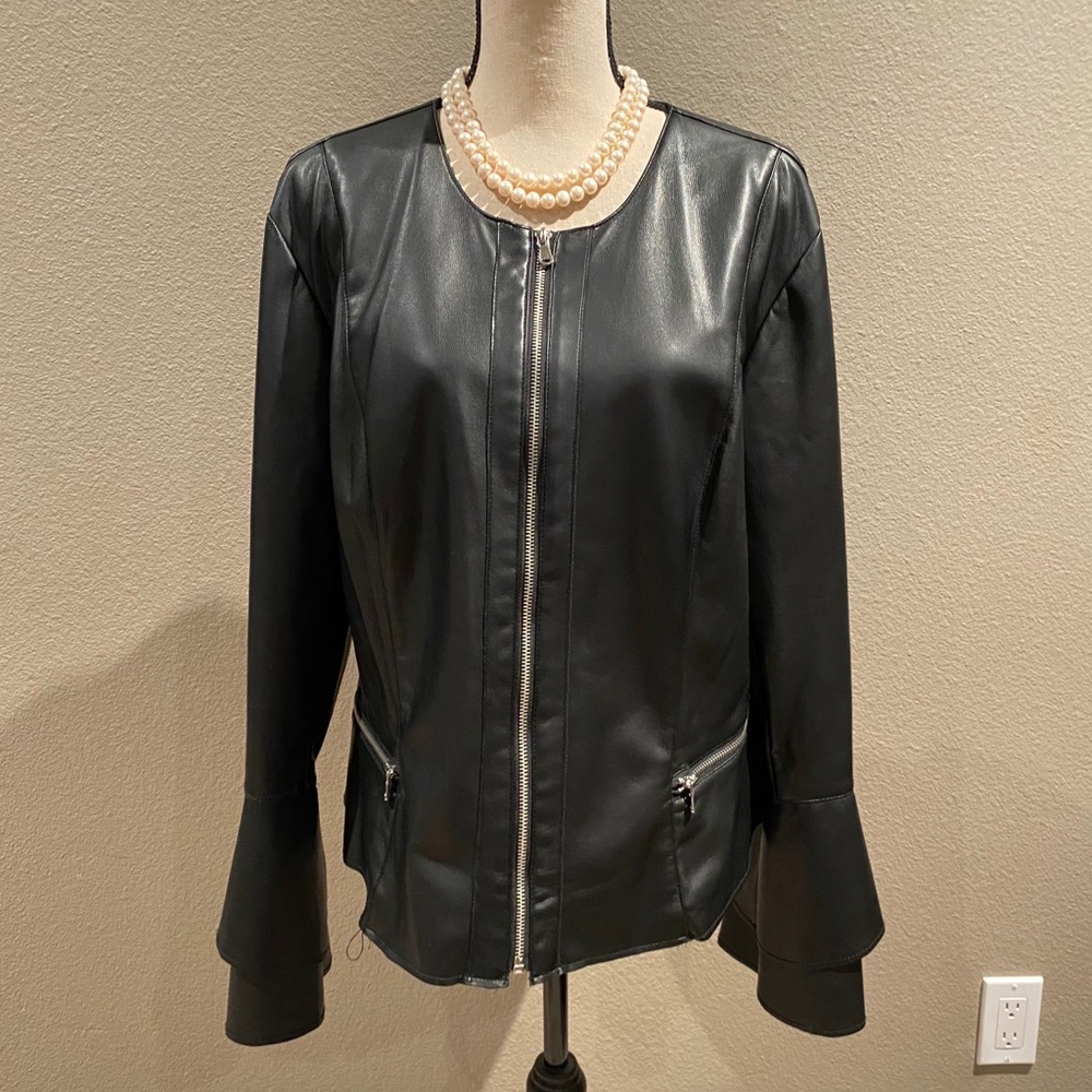 Faux Leather Jacket